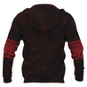 Polynesian Hoodie Tattoo Style Red NVD1334-Apparel-Dung Van-Hoodie-S-Vibe Cosy™