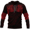 Polynesian Hoodie Tattoo Style Red NVD1334-Apparel-Dung Van-Hoodie-S-Vibe Cosy™