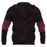 Polynesian Hoodie Tattoo Style Pink NVD1335-Apparel-Dung Van-Hoodie-S-Vibe Cosy™