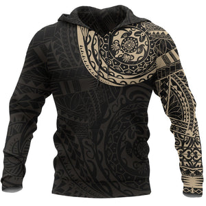 Polynesian Tattoo Style Hoodie Version NVD1337-Apparel-Dung Van-Hoodie-S-Vibe Cosy™