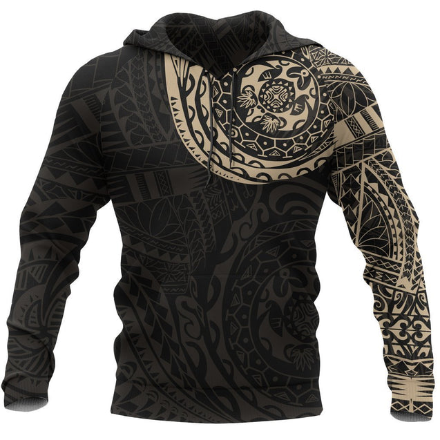 Polynesian Tattoo Style Hoodie Version NVD1337-Apparel-Dung Van-Hoodie-S-Vibe Cosy™