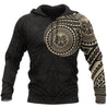 Polynesian Tiki Face™ Tattoo Style Hoodie NVD1339-Apparel-Dung Van-Hoodie-S-Vibe Cosy™