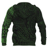 Polynesian Tattoo Style Hoodie - Green NVD1344-Apparel-Dung Van-Hoodie-S-Vibe Cosy™