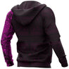 Polynesian Tribal Lizard Tattoo on Chest Pink Hoodie NVD1349-Apparel-Dung Van-Hoodie-S-Vibe Cosy™