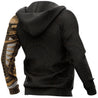 Polynesian Turtle Tribal Tattoo Style Golden Hoodie NVD1352-Apparel-Dung Van-Hoodie-S-Vibe Cosy™