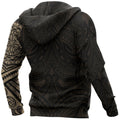 Polynesian Native Golden Flowers Tattoo Style Hoodie NVD1354-Apparel-Dung Van-Hoodie-S-Vibe Cosy™