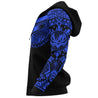 Polynesian Chest Tattoo - Special Hoodie Blue NVD1361-Apparel-Dung Van-Hoodie-S-Vibe Cosy™