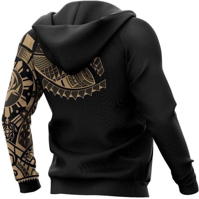 Polynesian Chest Tattoo - Special Hoodie NVD1364-Apparel-Dung Van-Hoodie-S-Vibe Cosy™