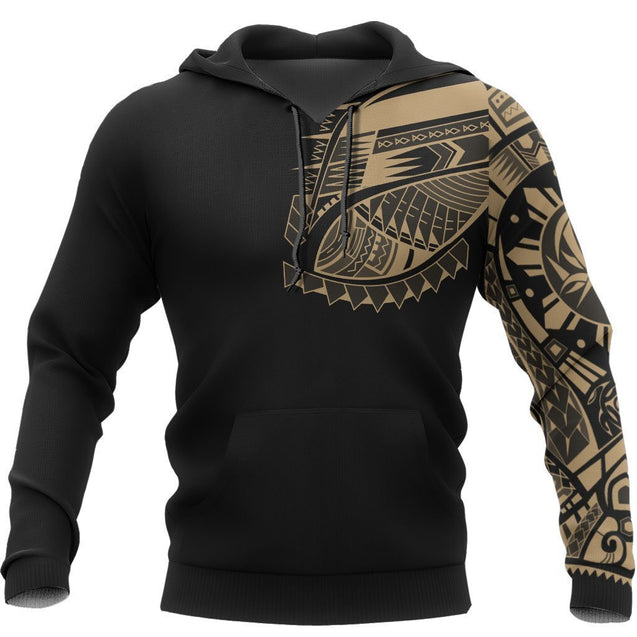 Polynesian Chest Tattoo - Special Hoodie NVD1364-Apparel-Dung Van-Hoodie-S-Vibe Cosy™