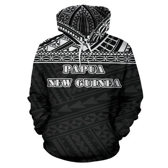 Papua New Guinea All Over Hoodie - Black Version NVD1116-Apparel-Amazing Hoodie-Hoodie-S-Vibe Cosy™