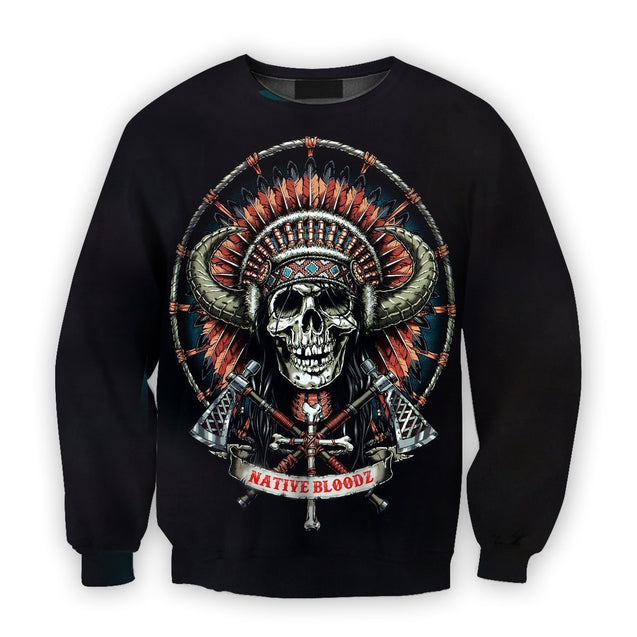 All Over Printed Native Blood Shirts-Apparel-HbArts-Sweatshirt-S-Vibe Cosy™