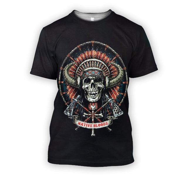 All Over Printed Native Blood Shirts-Apparel-HbArts-T-Shirt-S-Vibe Cosy™