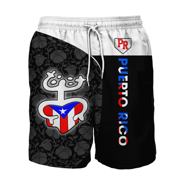 Customize Name Puerto Rico Combo T-Shirt And Board Short MH24022103