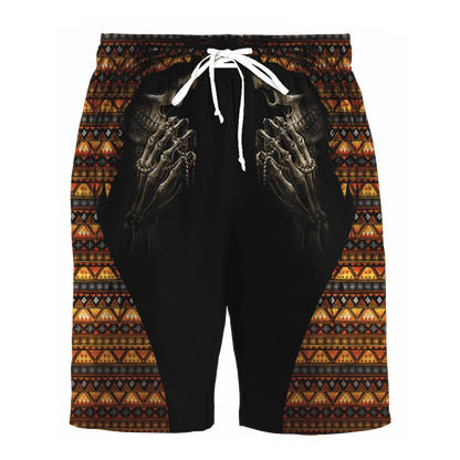 Native American Skull 3D All Over Printed Unisex Shirts