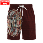 Customized name Native American 3D All Over Printed Unisex Shirts