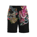Japan Culture 3D All Over Printed Combo T-Shirt BoardShorts