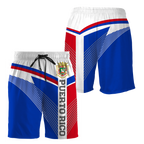 Customize Name Puerto Rico Combo T-Shirt And Board Short