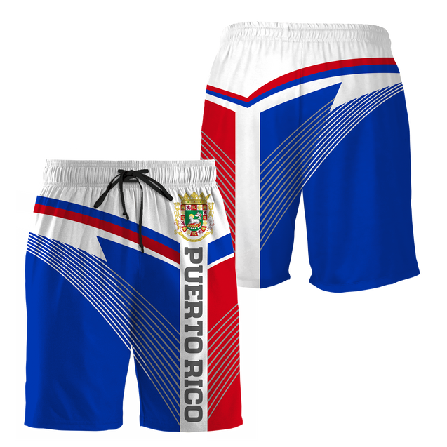 Customize Name Puerto Rico Combo T-Shirt And Board Short