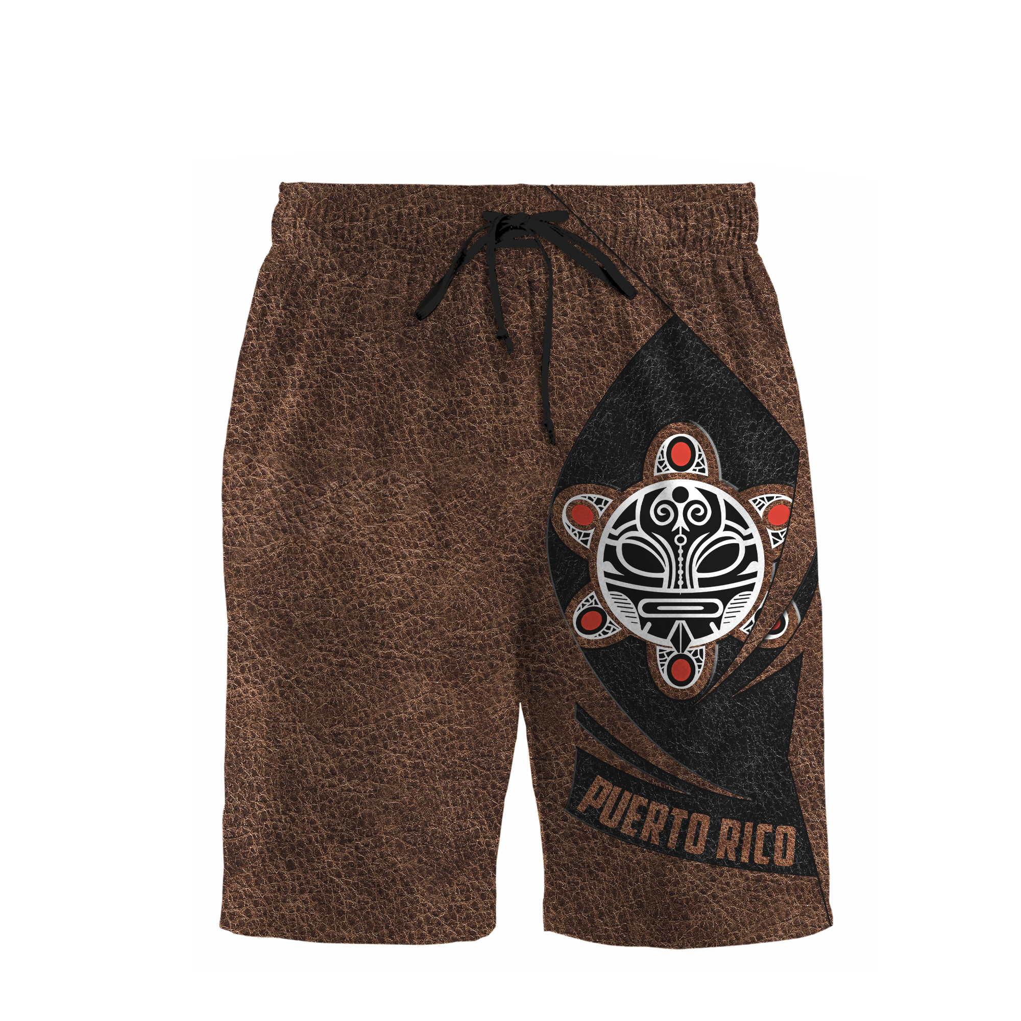 Customize Name Taino Tattoo Puerto Rico Combo T-Shirt And Board Short