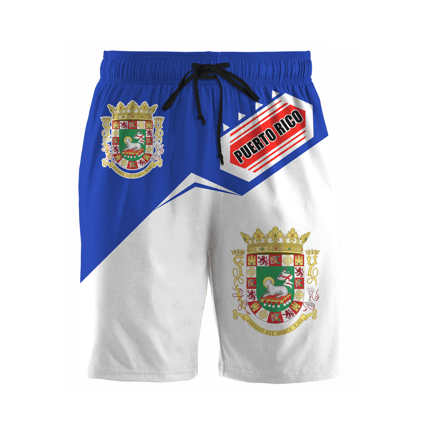 Customize Name Puerto Rico Combo T-Shirt And Board Short