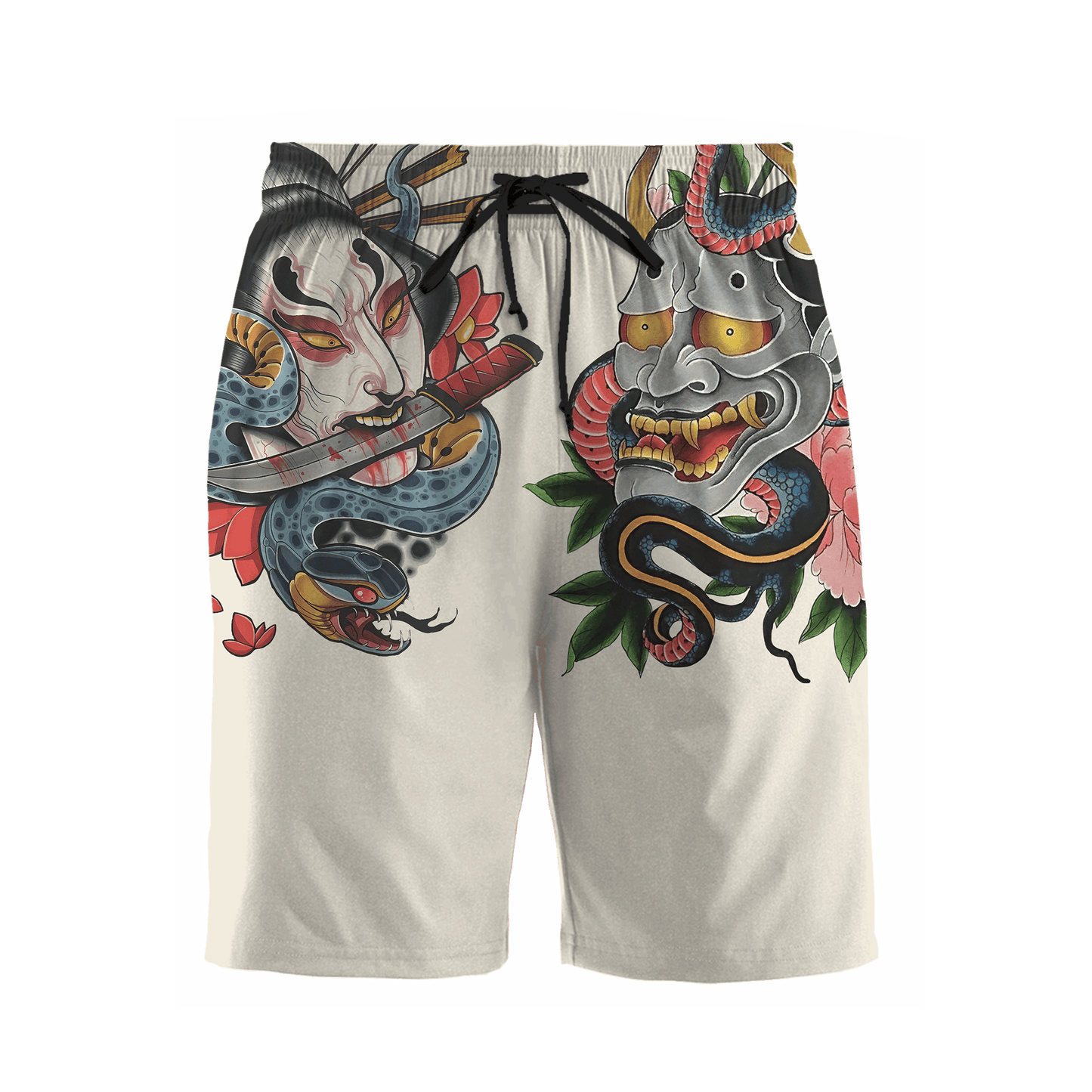 Japan Culture 3D All Over Printed Combo T-Shirt BoardShorts