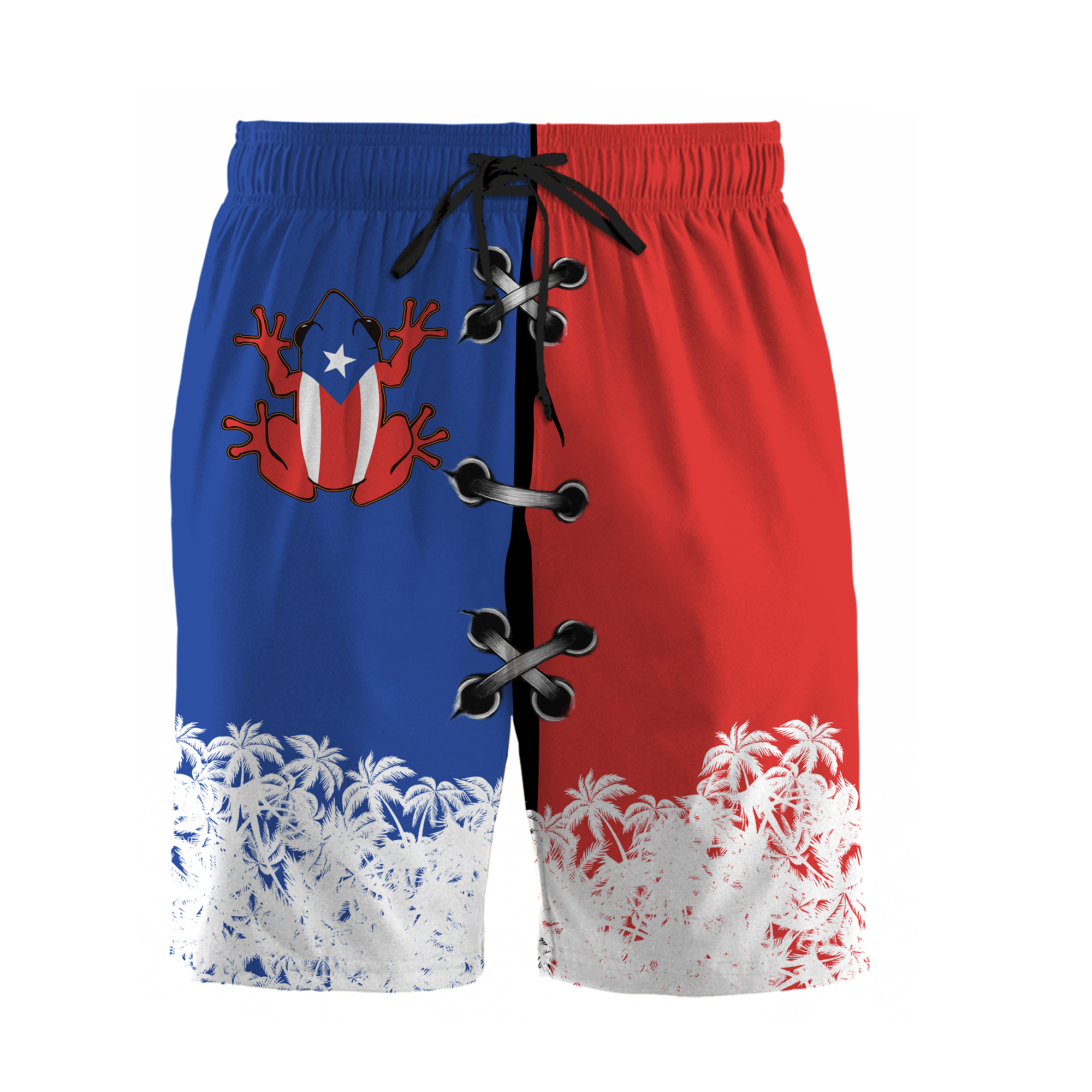 Customize Name Loving Puerto Rico Combo T-Shirt And Board Short