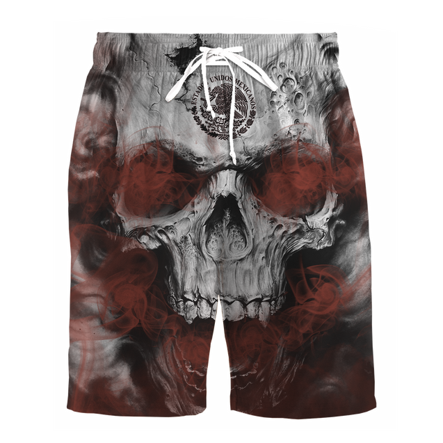 Mexican Skull 3D All Over Printed Combo T-Shirt BoardShorts