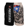 Customize Name Coquí Puerto Rico Combo T-Shirt And Board Short