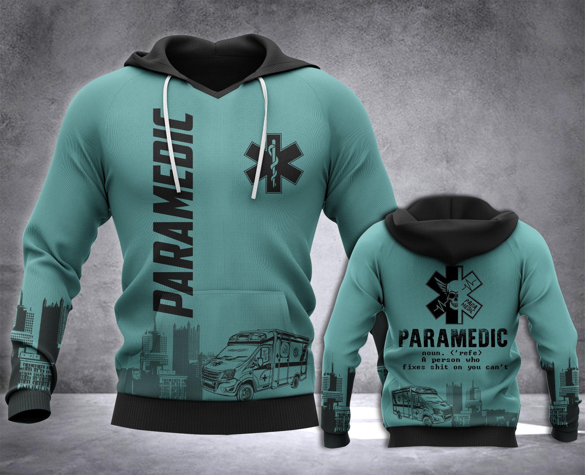 Paramedic 3d hoodie shirt for men and women HG33003-Apparel-HG-Hoodie-S-Vibe Cosy™