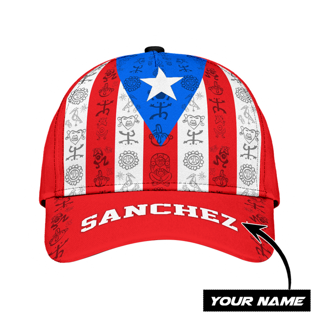 Customize Name Loving Puerto Rico Classic Cap