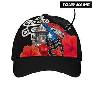 Customize Name Sol Taino Puerto Rico Classic Cap