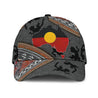 Aboriginal dots Zip pattern 3D design printed Classic Cap