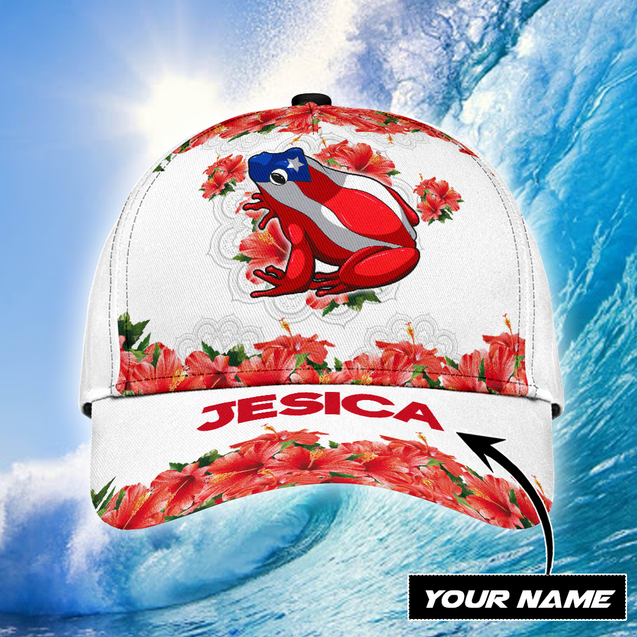 Customize Name Puerto Rico Classic Cap