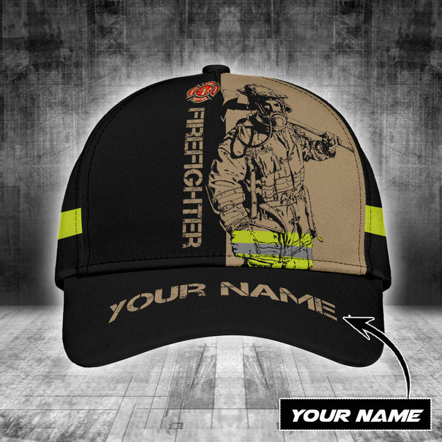 Customize Name Firefighter Classic Cap