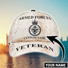 Custom Name XT British Veteran Armed Forces Classic Cap HHT13042103