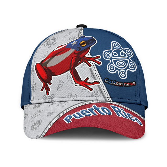 Customize Name Puerto Rico Classic Cap