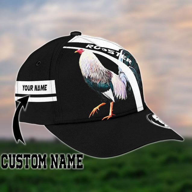 Personalized Rooster 3D Printed Cap HHT20052104VH