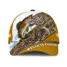 Custom Name Walleye Fishing hat Hook 3D design print Cap