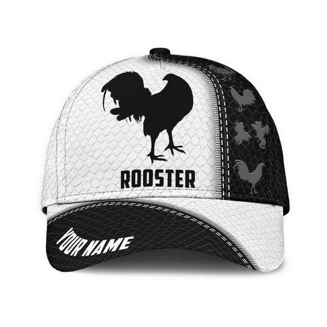 Premium Personalized Rooster 3D Printed Cap DD12052104