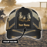 Personalized Name Bull Riding Classic Cap Team Roping Golden