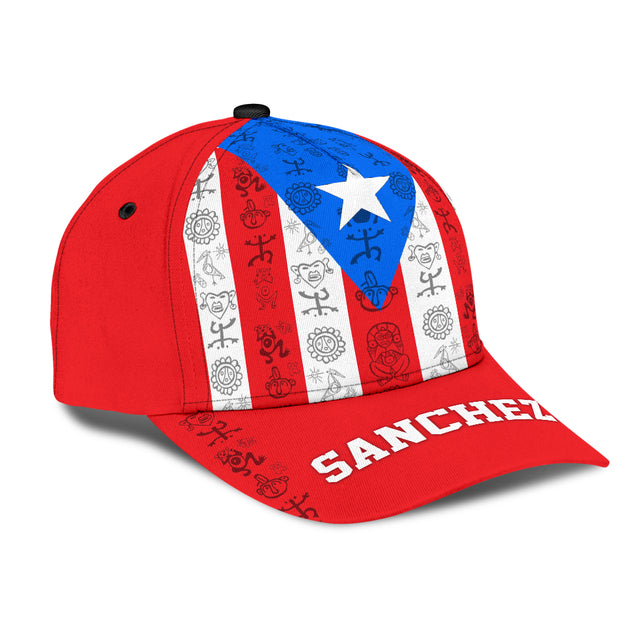 Customize Name Loving Puerto Rico Classic Cap