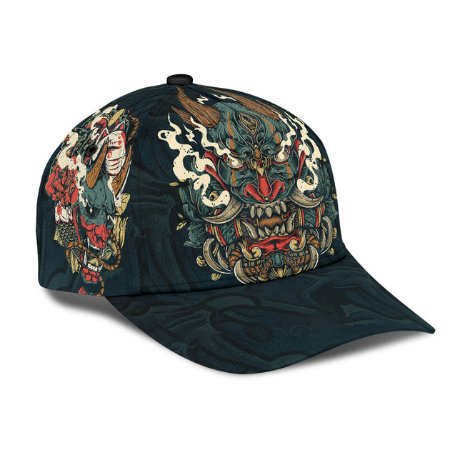 Oni Mask Tattoo Classic Cap