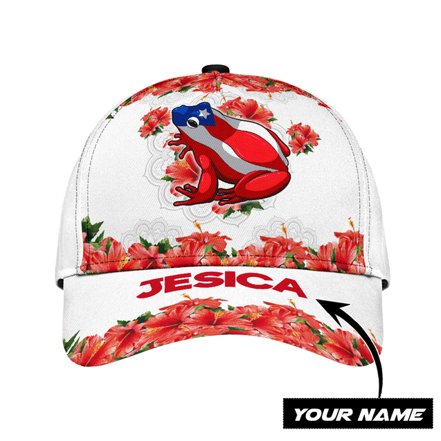 Customize Name Puerto Rico Classic Cap