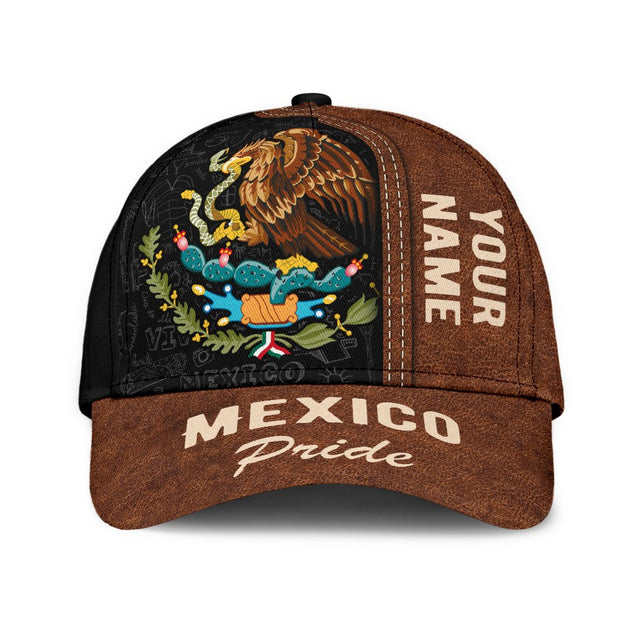 Mexican Pride Personalized Name Classic Cap