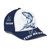 Custom Name Tuna Fishing hat Hook 3D design print Cap