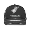 Personalized Name Bull Riding Classic Cap Metal Pattern