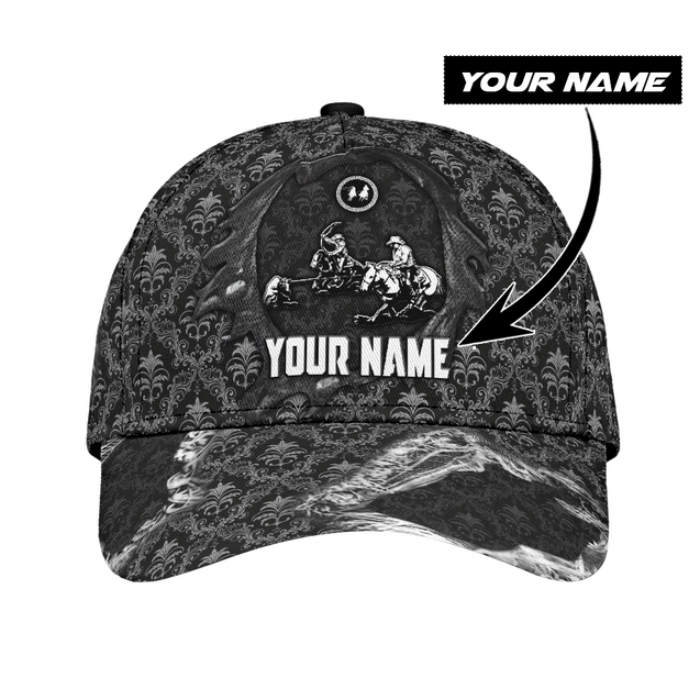 Personalized Name Bull Riding Classic Cap Team Roping Black