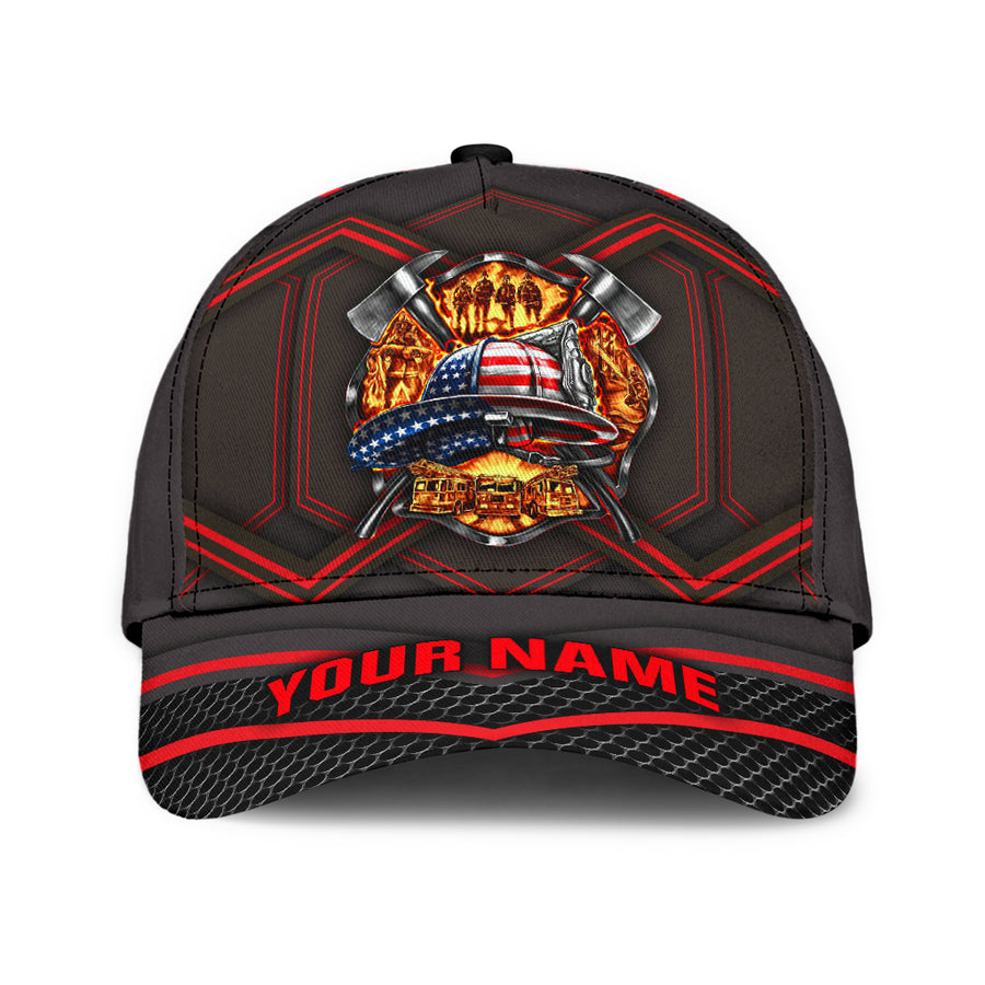 Customize Name Firefighter Classic Cap