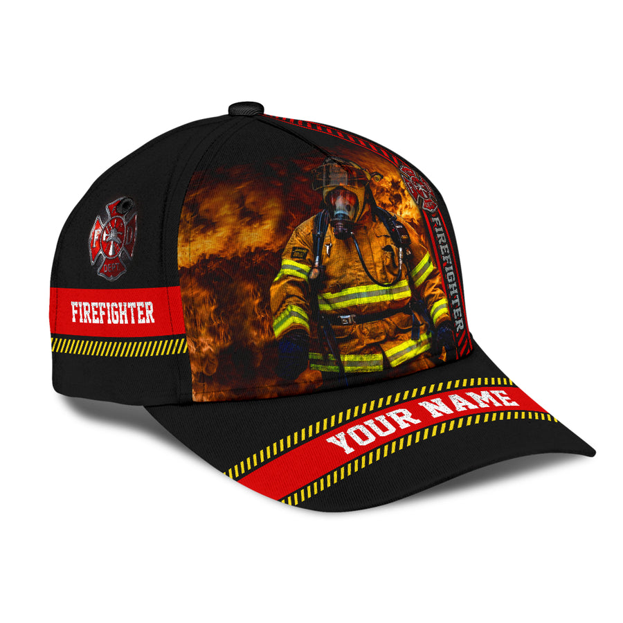 Customize Name Firefighter Classic Cap