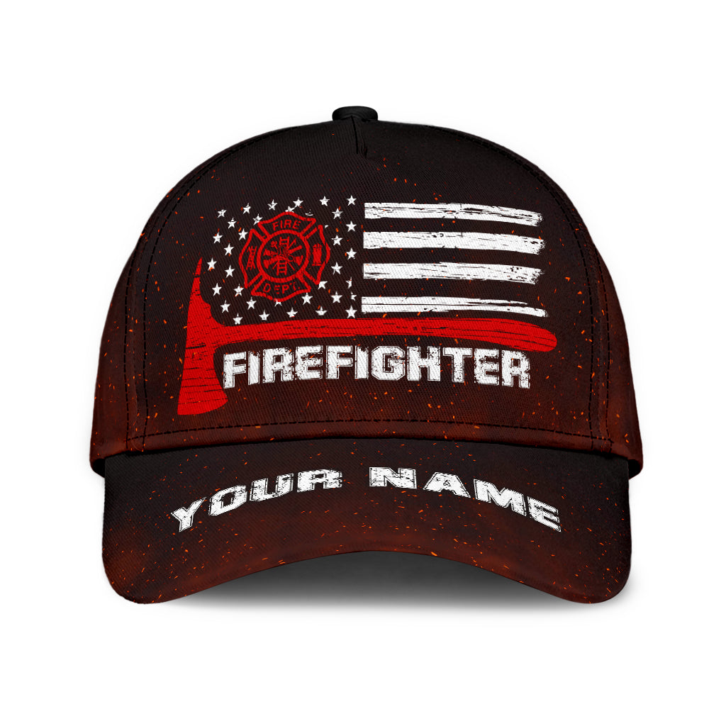 Customize Name Firefighter Classic Cap